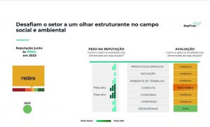 Quanto à percepção do setor pelo segmento ONGs temos: